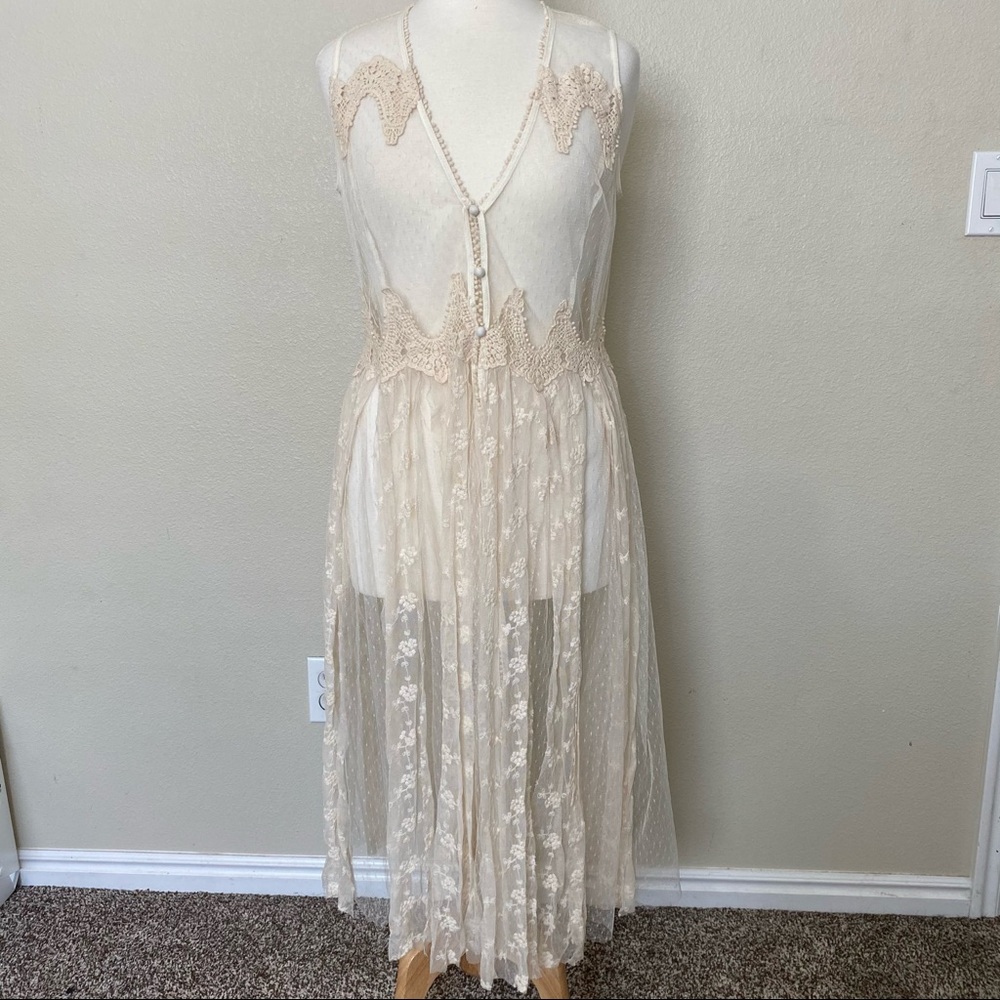 Lace cardigan cover up